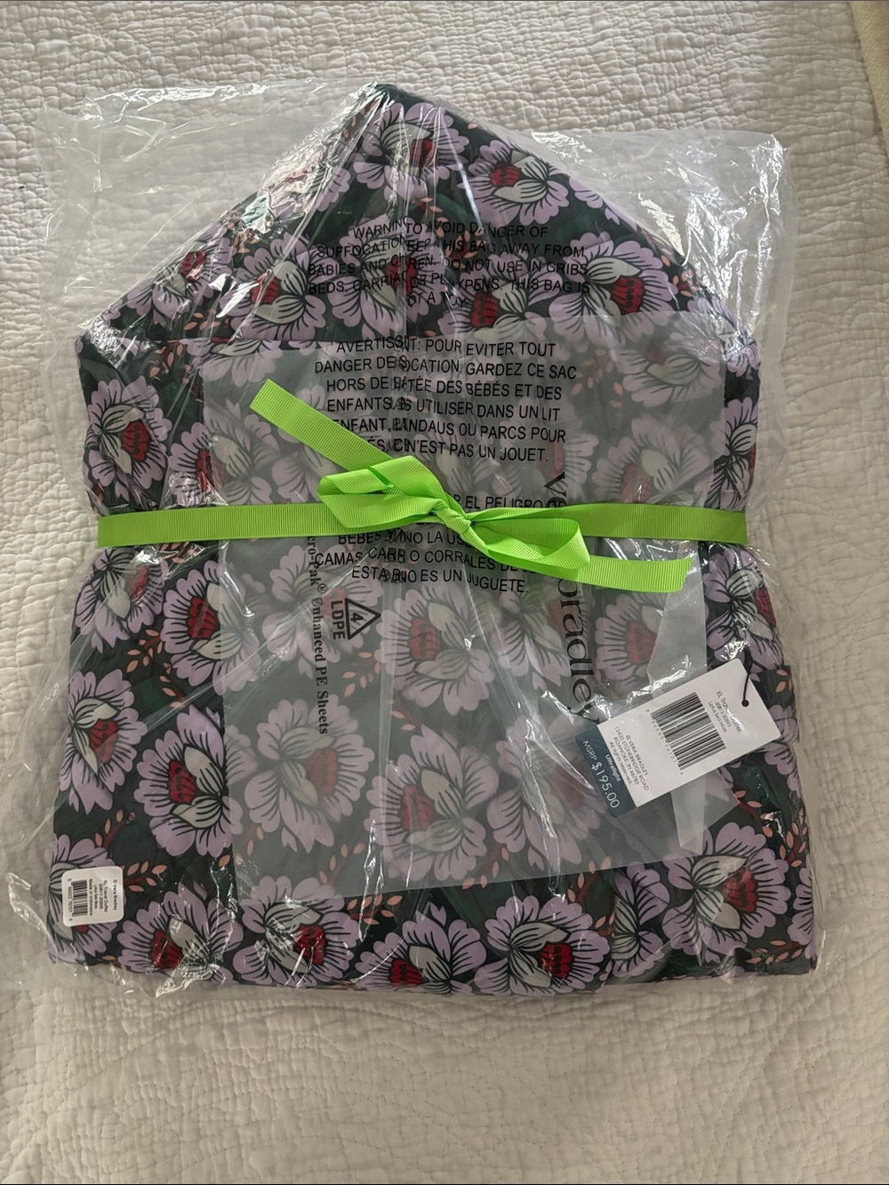 Lotus Sea Moss XL Travel Duffel